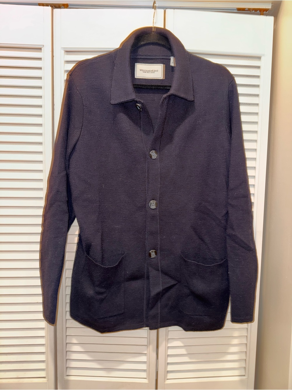 Williams & Kent Navy Button-Up Jacket - Picture 2 of 4